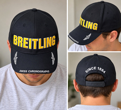 Breitling baseballkappe blau - breitling,
