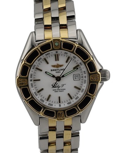 Breitling lady stahl gold - j,